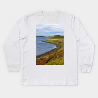 The north coast of the Isle of Skye, Scotland Kids Long Sleeve T-Shirt